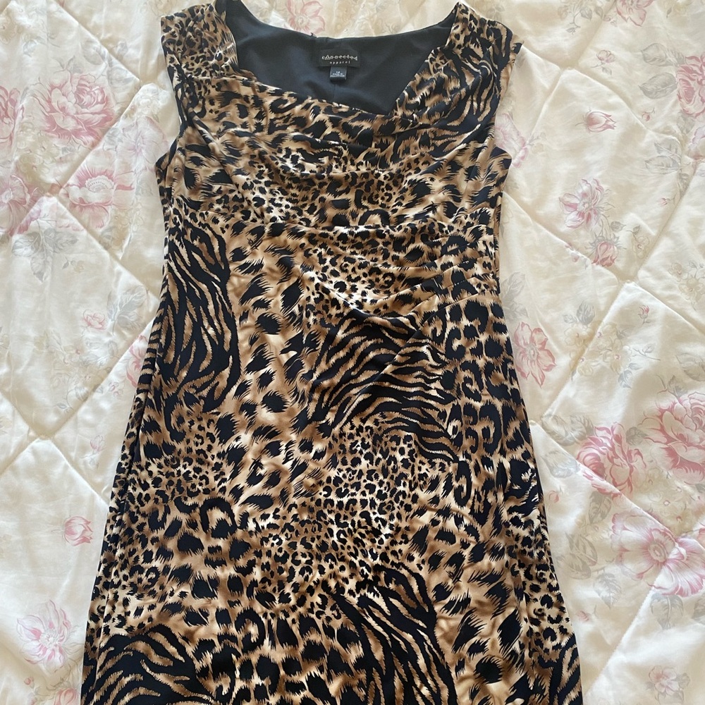 Leopard print dress